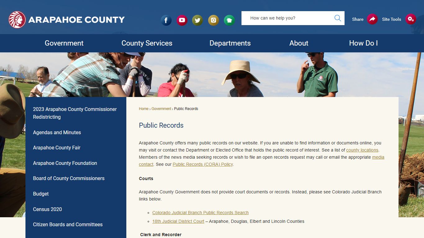 Public Records | Arapahoe County, CO - Official Website