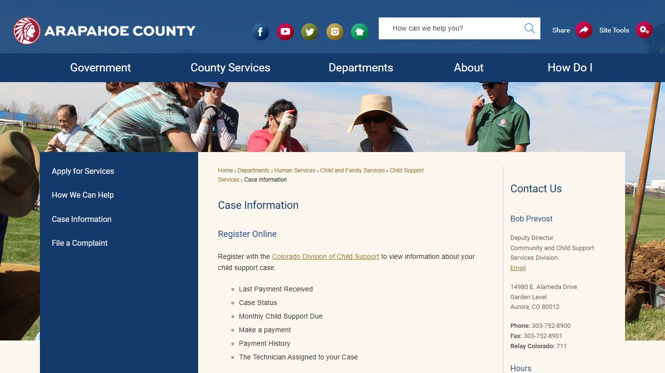 Case Information | Arapahoe County, CO - Official Website